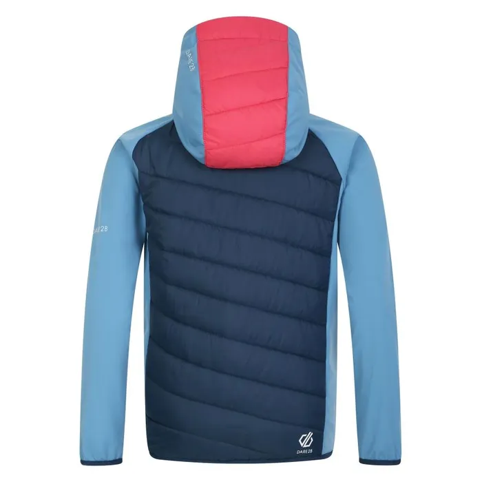 Dare 2b Explore Hybrid Jacket Sorbet Pink Blue Kids Lightweight Jackets