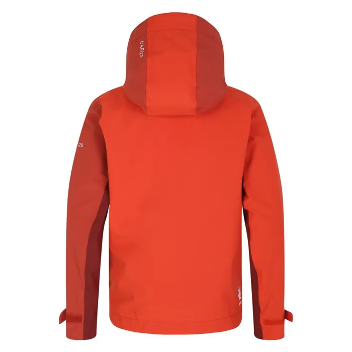 Dare 2b Explore II Waterproof Jacket Cinnamon Tuscan Red Kids Waterproof Jackets