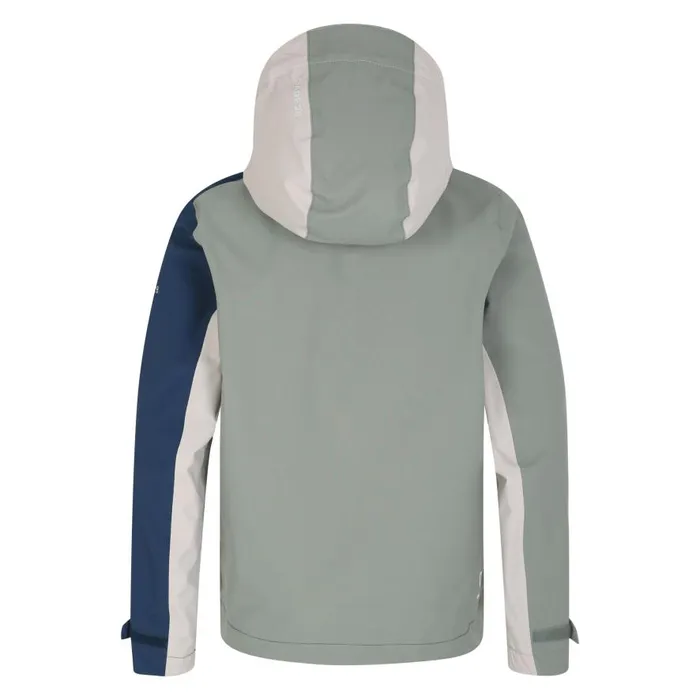 Dare 2b Explore II Waterproof Jacket Moonlight Denim Green Kids Waterproof Jackets