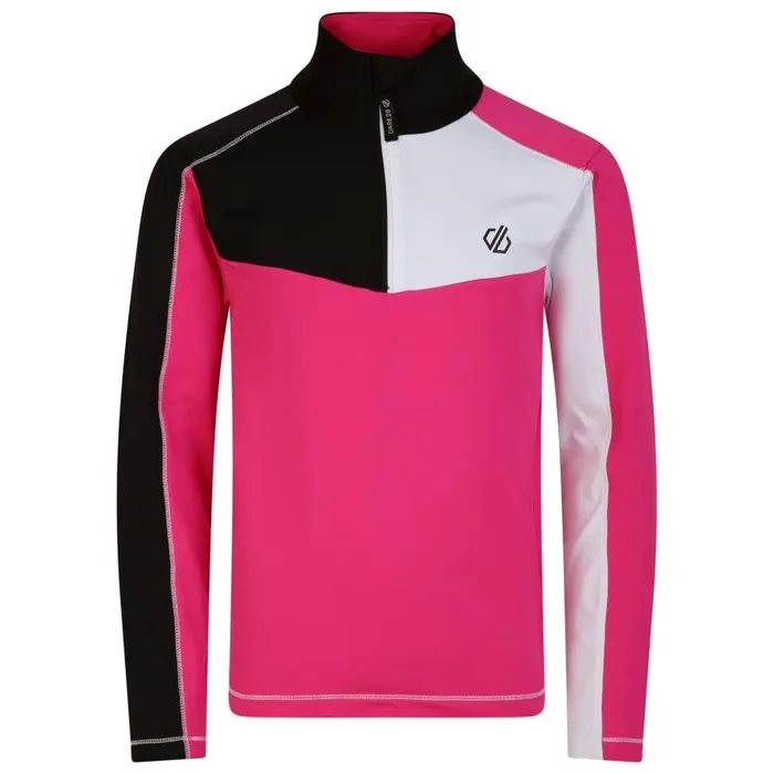 Dare 2b Formate II Core Stretch Midlayer Pure Pink Kids Fleece