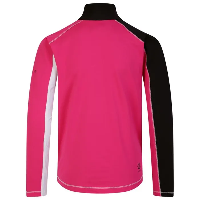 Dare 2b Formate II Core Stretch Midlayer Pure Pink Kids Fleece