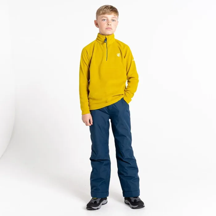 Dare 2b Freehand Half Zip Fleece Moss Yellow Kids Fleece