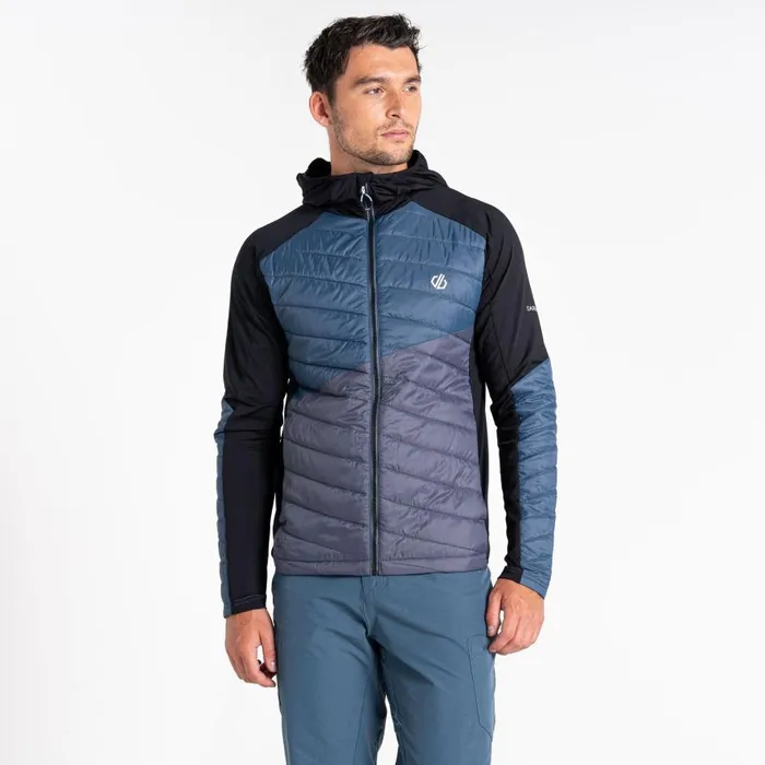 Dare 2b Gendarme Wool Padded Hybrid Jacket Orion Grey Black Men Softshell Jackets
