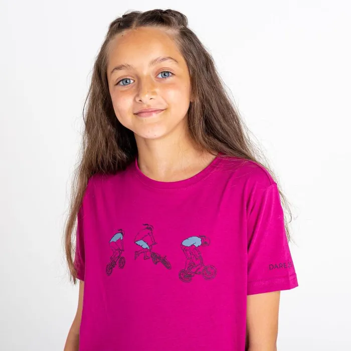 Dare 2b Go Beyond Graphic Tee Fuschia Kids