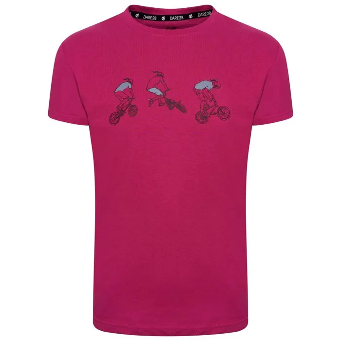 Dare 2b Go Beyond Graphic Tee Fuschia Kids