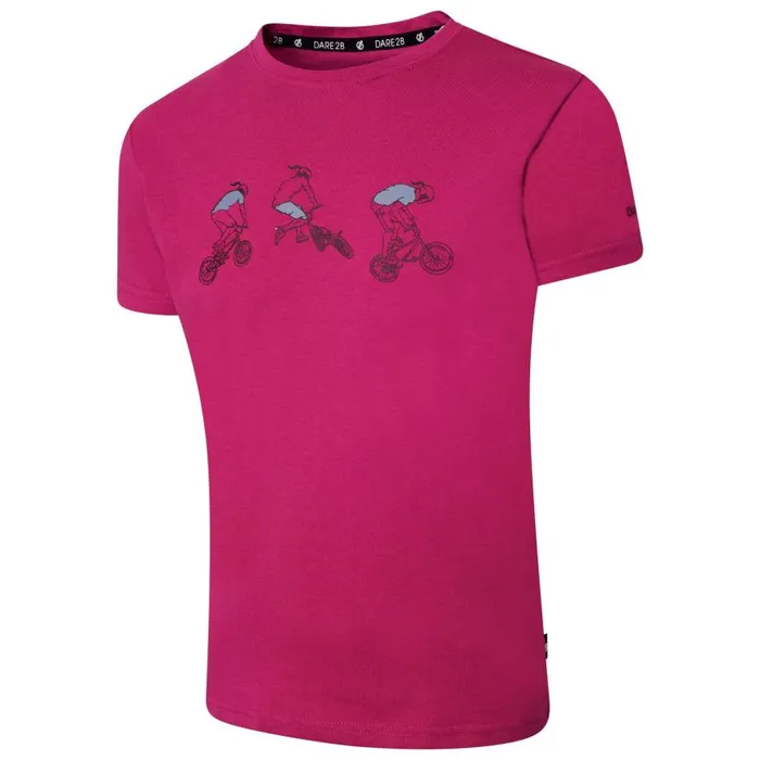 Dare 2b Go Beyond Graphic Tee Fuschia Kids