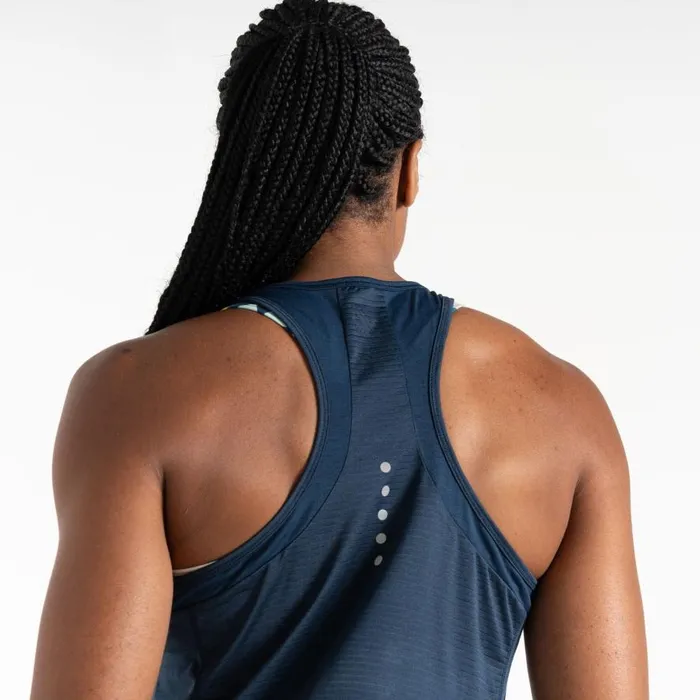 Dare 2b Gravitate Vest Moonlight Denim Women Gym Tops