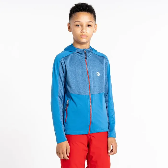 Dare 2b Hastily Core Recycled Stretch Midlayer Vallarta Blue Marl Kids Fleece