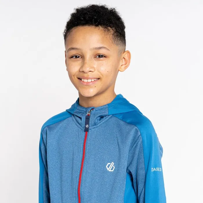 Dare 2b Hastily Core Recycled Stretch Midlayer Vallarta Blue Marl Kids Fleece