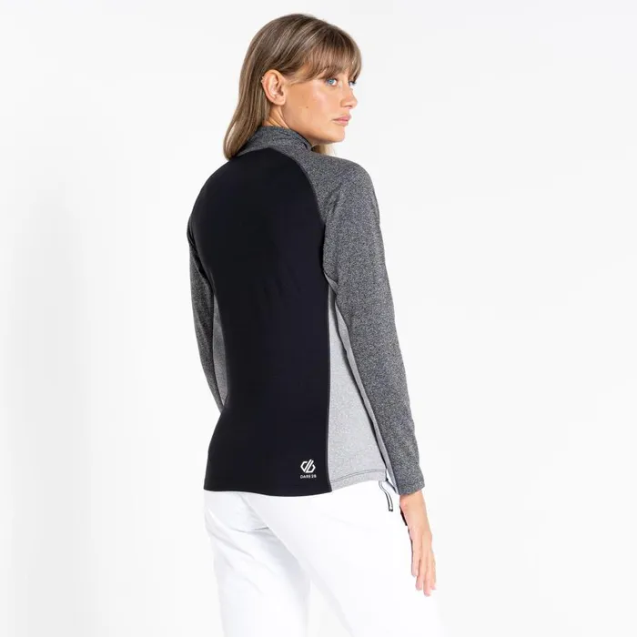 Dare 2b Involved II Recycled Lightweight Core Stretch Midlayer Black Charcoal Grey Women Midlayers