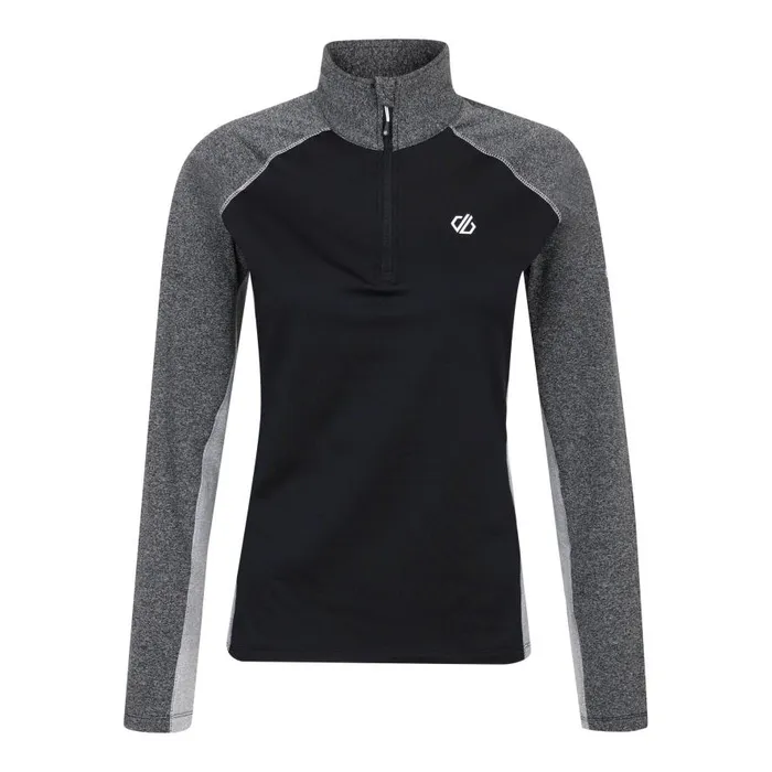 Dare 2b Involved II Recycled Lightweight Core Stretch Midlayer Black Charcoal Grey Women Midlayers