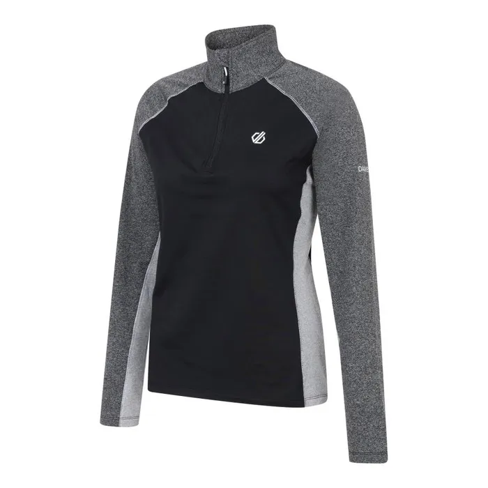 Dare 2b Involved II Recycled Lightweight Core Stretch Midlayer Black Charcoal Grey Women Midlayers