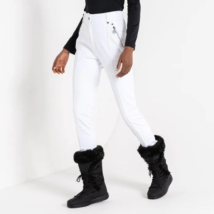 Dare 2b Julien Macdonald 8211 Regimented Ski Trousers White Women Ski Trousers and Salopettes