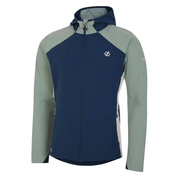 Dare 2b Lattitudinal II Softshell Jacket Moonlight Denim Green Men Softshell Jackets