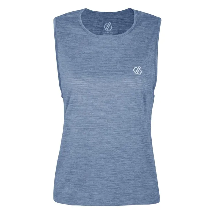 Dare 2b Meditate Cropped Top Orion Grey Women Gym Tops
