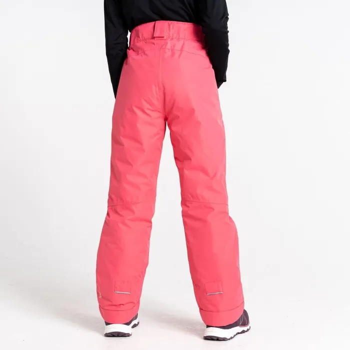 Dare 2b Motive Waterproof Insulated Ski Pants Geranium Pink Kids Ski Trousers and Salopettes