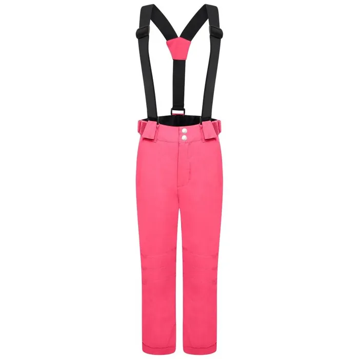 Dare 2b Motive Waterproof Insulated Ski Pants Geranium Pink Kids Ski Trousers and Salopettes