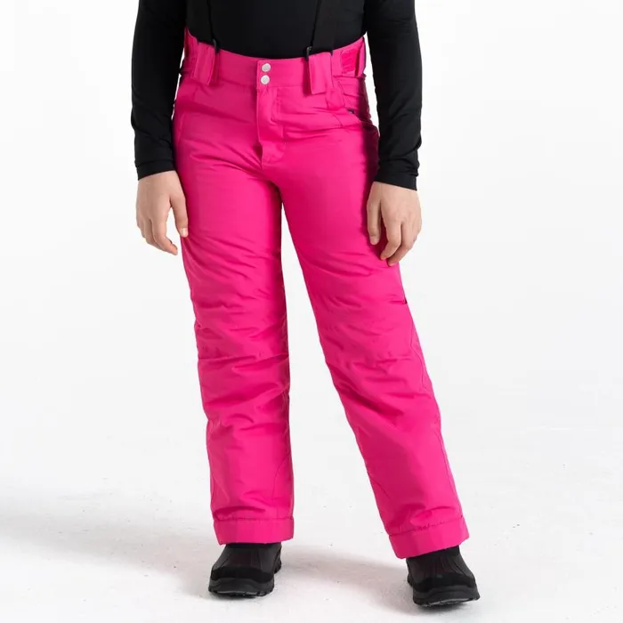 Dare 2b Motive Waterproof Insulated Ski Pants Pink Kids Ski Trousers and Salopettes