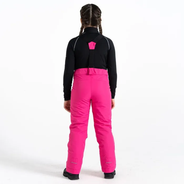 Dare 2b Motive Waterproof Insulated Ski Pants Pink Kids Ski Trousers and Salopettes