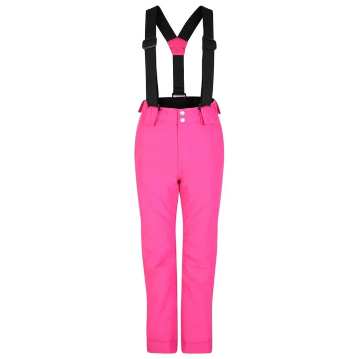 Dare 2b Motive Waterproof Insulated Ski Pants Pink Kids Ski Trousers and Salopettes