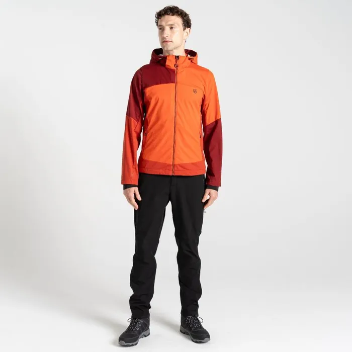 Dare 2b Mountaineer Softshell Jacket Tuscan Cinnamon Red Men Waterproof Jackets