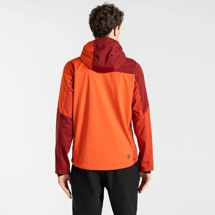 Dare 2b Mountaineer Softshell Jacket Tuscan Cinnamon Red Men Waterproof Jackets