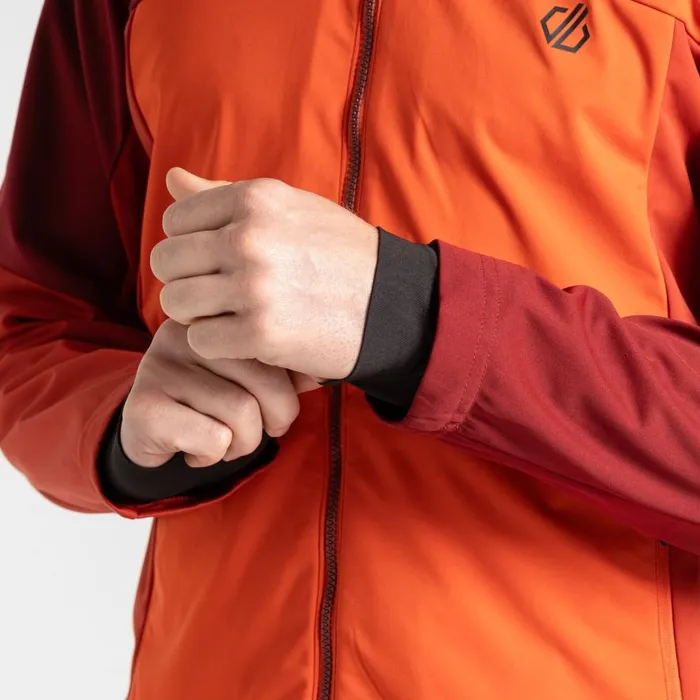 Dare 2b Mountaineer Softshell Jacket Tuscan Cinnamon Red Men Waterproof Jackets