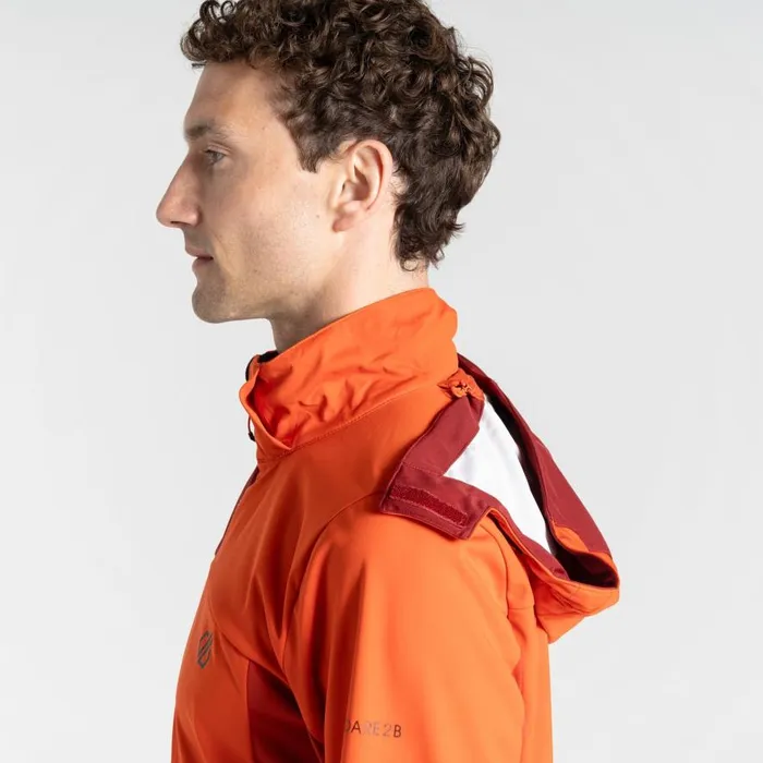 Dare 2b Mountaineer Softshell Jacket Tuscan Cinnamon Red Men Waterproof Jackets