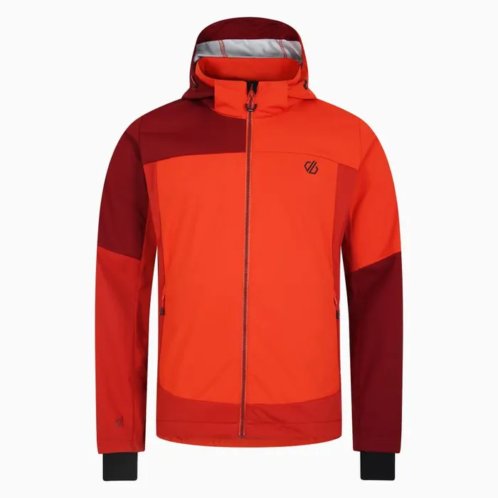Dare 2b Mountaineer Softshell Jacket Tuscan Cinnamon Red Men Waterproof Jackets