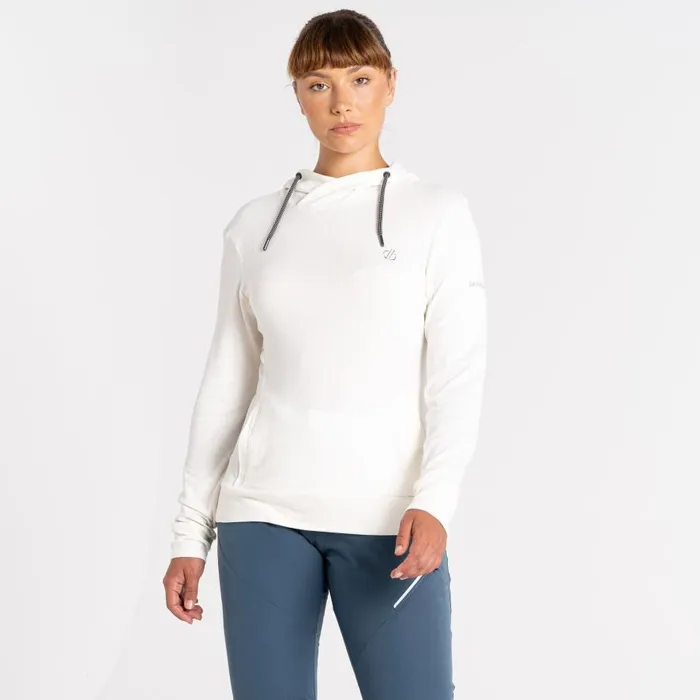 Dare 2b Out and Out Overhead Hooded Fleece Lily White Marl Women Fleece