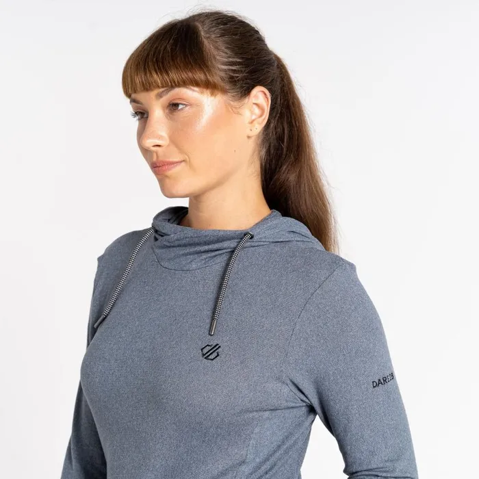Dare 2b Out and Out Overhead Hooded Fleece Orion Grey Marl Women Fleece