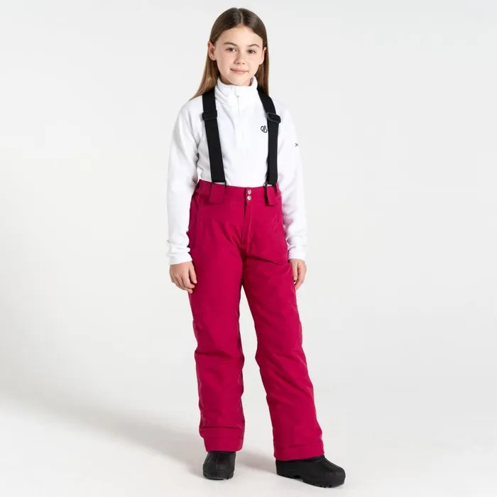 Dare 2b Outmove II Recycled Ski Pants Berry Pink Kids Ski Trousers and Salopettes