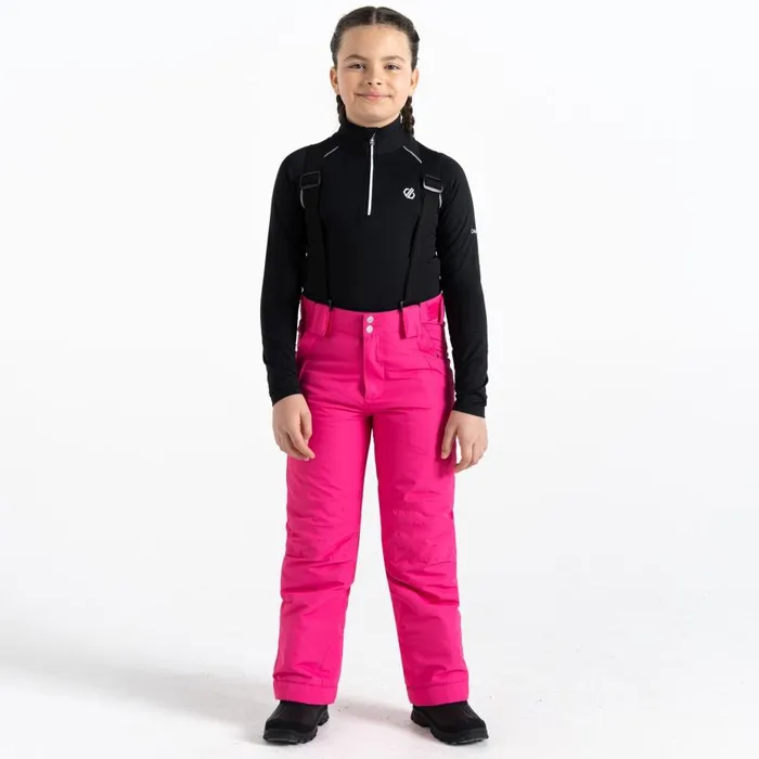 Dare 2b Outmove II Recycled Ski Pants Pure Pink Kids Ski Trousers and Salopettes
