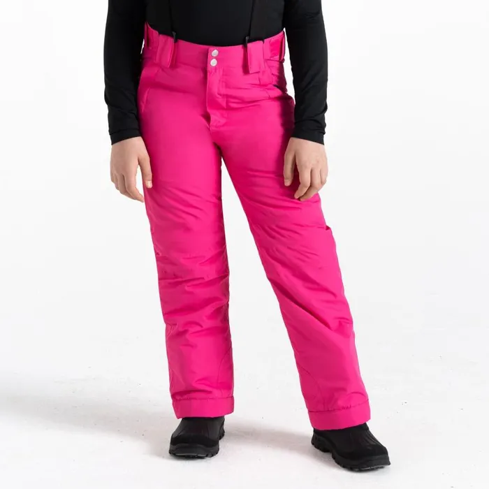 Dare 2b Outmove II Recycled Ski Pants Pure Pink Kids Ski Trousers and Salopettes