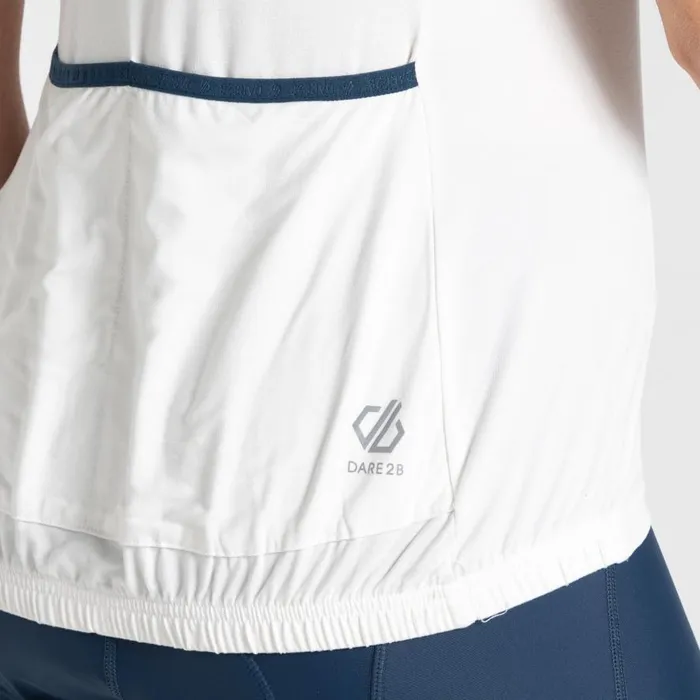 Dare 2b Pedal Through It II Jersey White Women Cycling Jerseys