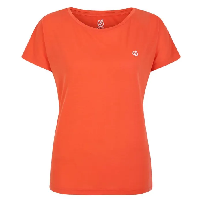 Dare 2b Persisting Lightweight Gym TShirt Satsuma Orange Marl Women Gym Tops