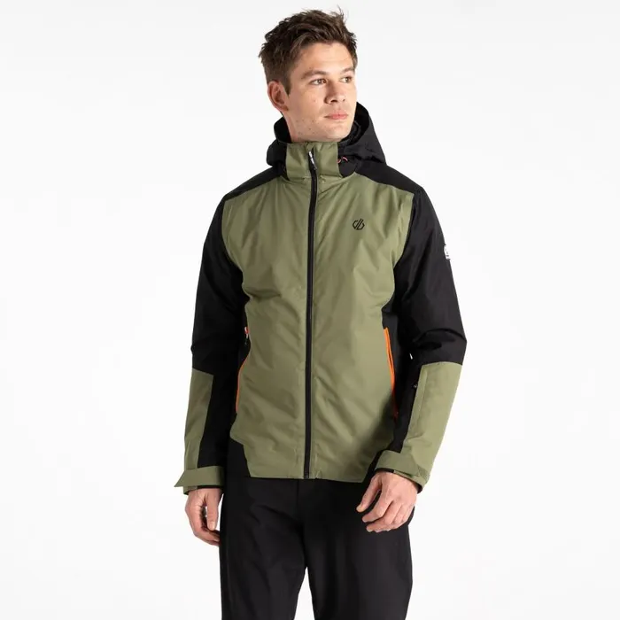 Dare 2b Precision II Ski Jacket Black Olivine Green Men Ski Jackets