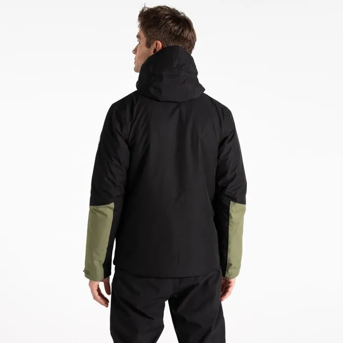 Dare 2b Precision II Ski Jacket Black Olivine Green Men Ski Jackets