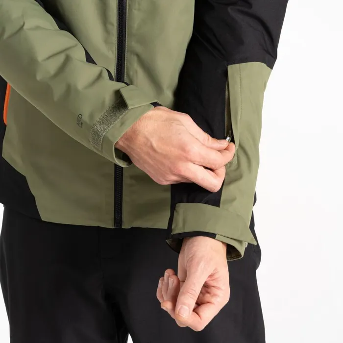 Dare 2b Precision II Ski Jacket Black Olivine Green Men Ski Jackets