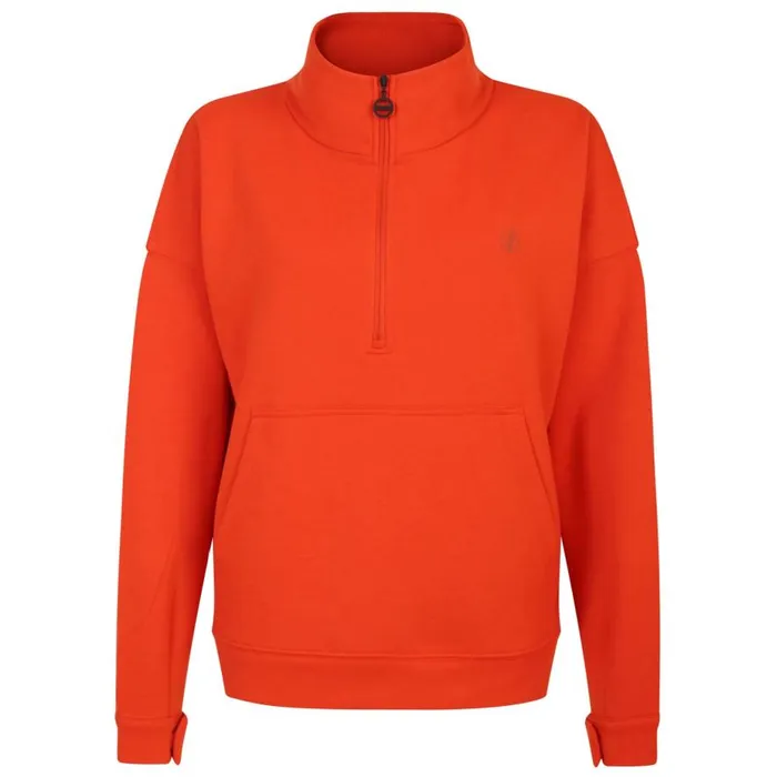 Dare 2b Recoup II Half Zip Sweatshirt Rusty Orange Women Hoodies and Sweatshirts