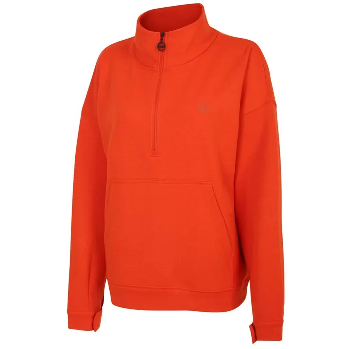 Dare 2b Recoup II Half Zip Sweatshirt Rusty Orange Women Hoodies and Sweatshirts