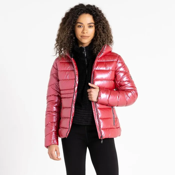 Dare 2b Reputable II Puffer Jacket Earth Rose Metallic Women Insulated Jackets
