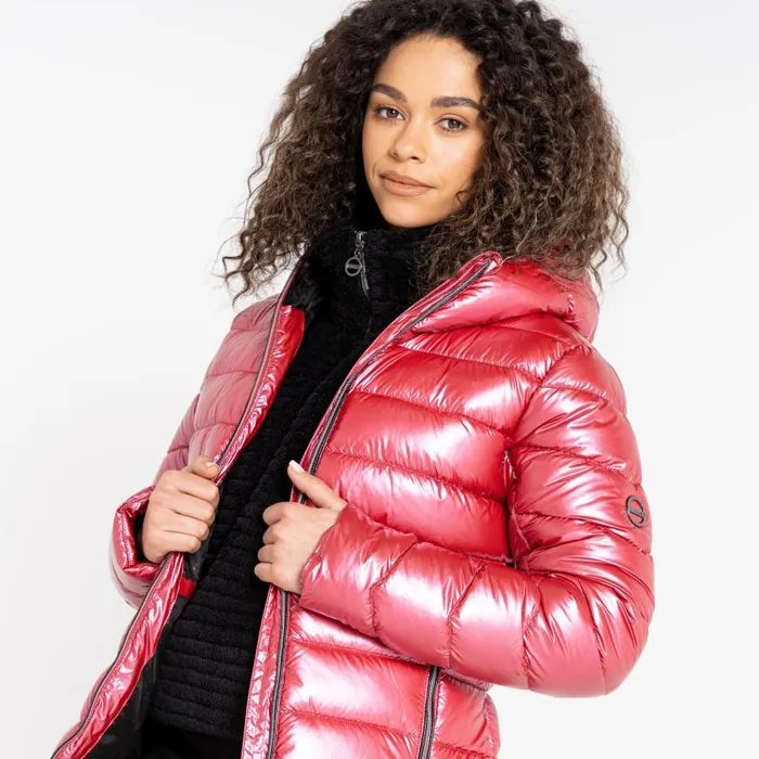 Dare 2b Reputable II Puffer Jacket Earth Rose Metallic Women Insulated Jackets