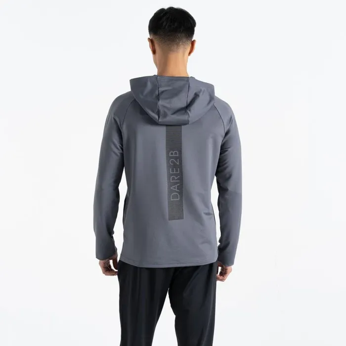 Dare 2b Sprinted Fitness Hoodie Dark Storm Men Hoodies and Sweatshirts