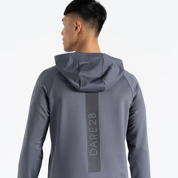 Dare 2b Sprinted Fitness Hoodie Dark Storm Men Hoodies and Sweatshirts