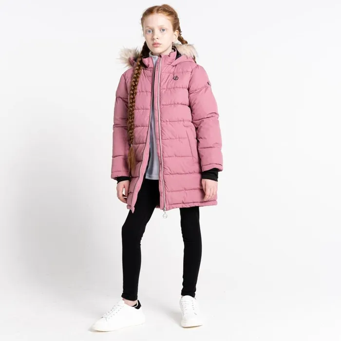 Dare 2b Striking II Waterproof Jacket Mesa Rose Kids Insulated Jackets