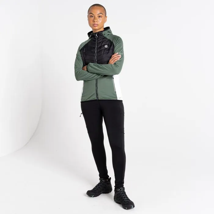 Dare 2b Surmount II Recycled Wool Hybrid Jacket Duck Green Women Midlayers