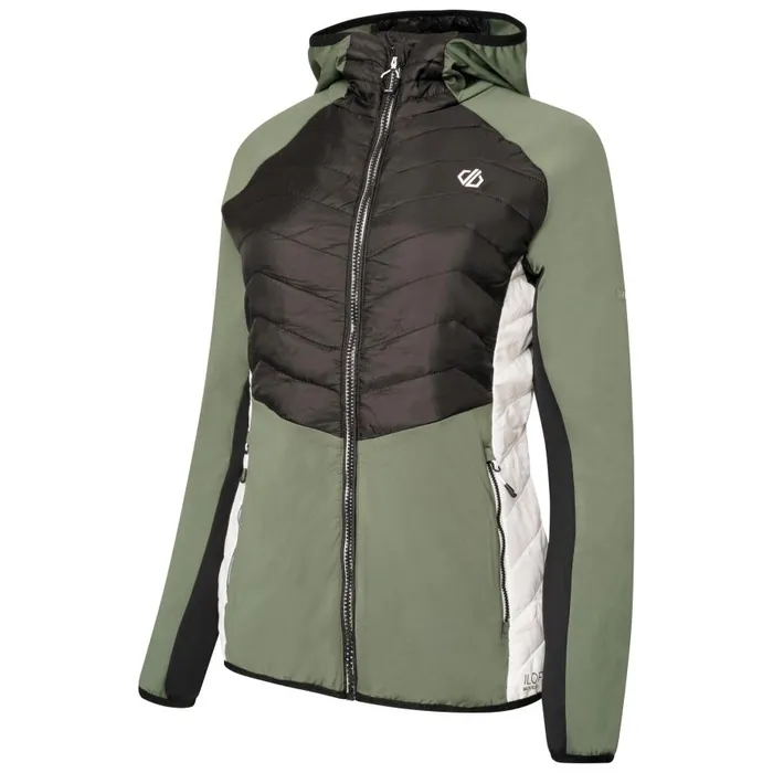 Dare 2b Surmount II Recycled Wool Hybrid Jacket Duck Green Women Midlayers