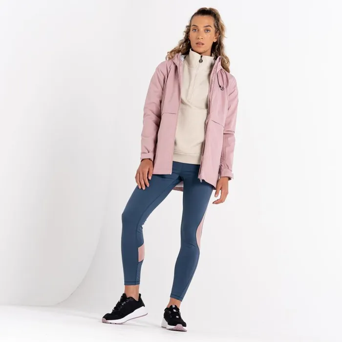 Dare 2b Switch Up Recycled Waterproof Jacket Dusky Rose Women Waterproof Jackets