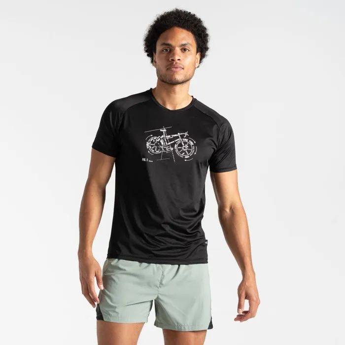 Dare 2b Tech TShirt Black Men Graphic TShirts